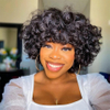 Entrega rápida Perruque Cheveux Humain Pixie Cut Wig Human Hair Wigs Human Hair Bob Pelera sin glúeramiento Afro Rose Funmi Wigs