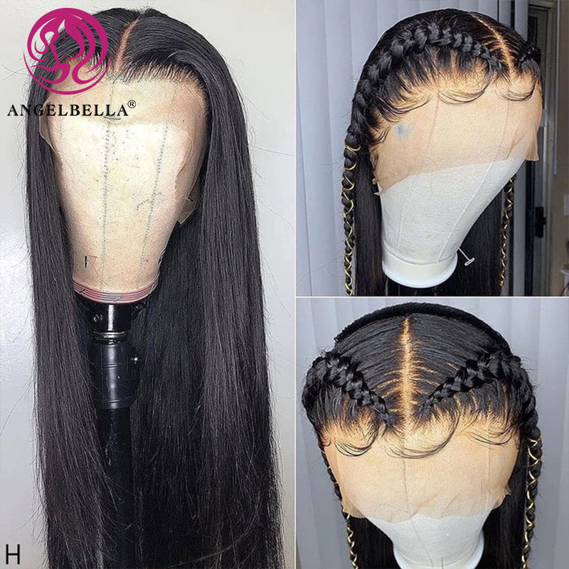 Angelbella Queen Doner Virgin Hair Human Hair Lace Front Allane 13x4 Full Hd Lace Human Hair Wigs