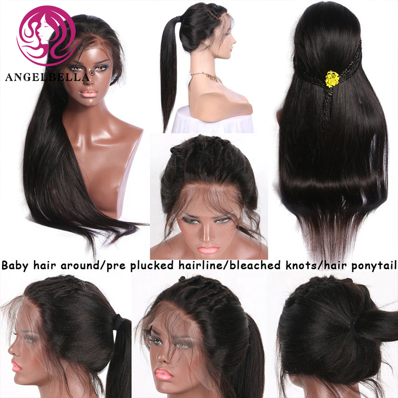 Angelbella Queen Doner Virgin Hair Natural 1B# 100% sin procesar Brasileño Brasileño Bundles de cabello humano 