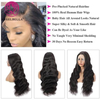 Angelbella Queen Doner Virgin Hair Body Wave 13x4 HD Lace Full Lace Big Brasil Brasil Human Hum Wig Wig HD Piel delantero