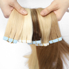 Cinta en extensiones de cabello cutícula alineada cabello natural al por mayor 100% crudo virgen en extensiones en extensiones