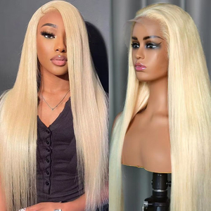 Angelbella 13x4 613 Blond transparente Transparente Camino delantero de encaje delantero Cabezón humano liso Pelera frontal para mujeres