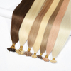 Angelbella al por mayor I-tip extensiones de cabello cutícula alineada hueso recto extensiones de cabello I-tip 100% crudo virgen humano cabello humano