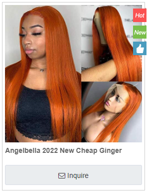 Peluca de jengibre naranja