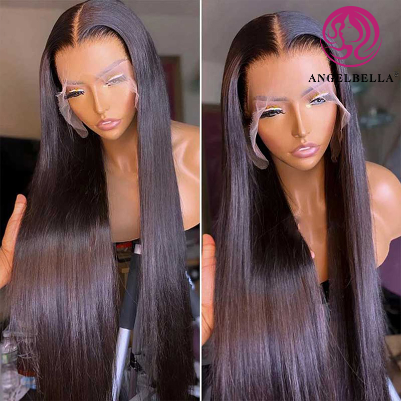 Angelbella Queen Doner Cabello virgen brasileño Cabello liso Cabello liso 100% sin procesar Extensiones de cabello humano Bundles 