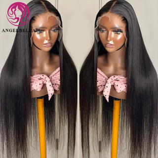 Angelbella Queen Doner Virgin Hair Human Hair Lace Front Allane 13x4 Full Hd Lace Human Hair Wigs