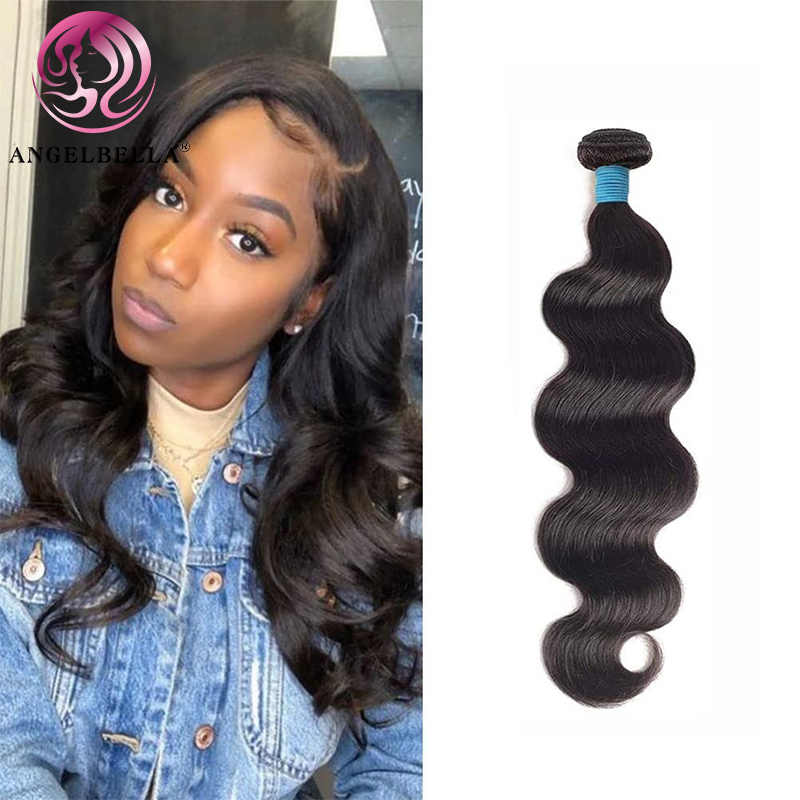 Anglebella Queen Doner Virgin Hair 10A Grade Brazilian 24 26 28 Inch Body Wave Human Hair 100% Unprocessed Weave Bundles 