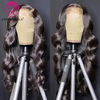 Angelbella Queen Doner Virgin Hair Body Wave 13x4 HD Lace Full Lace Big Brasil Brasil Human Hum Wig Wig HD Piel delantero