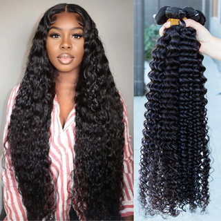 Proveedor de cabello brasileño al por mayor de la forma natural de alta calidad ola de agua doble dibujados de extensiones de cabello humano virgen