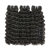 Al por mayor 40 pulgadas Brasileño ola rizada de rizado Natural Vendedores de extensiones de tejido negro Virgin Human Bundles for Women
