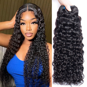 Angelbella 100% Extensiones de cabello humano Ola de agua Virginia Virgen cruda Vendedores sin procesar Bundles de cabello humano crudo