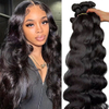 Extensiones de cabello 100% humanos Bundle Bundias de vendedores de cabello crudo Bundias de cabello de ola de ola a granel al por mayor para mujeres