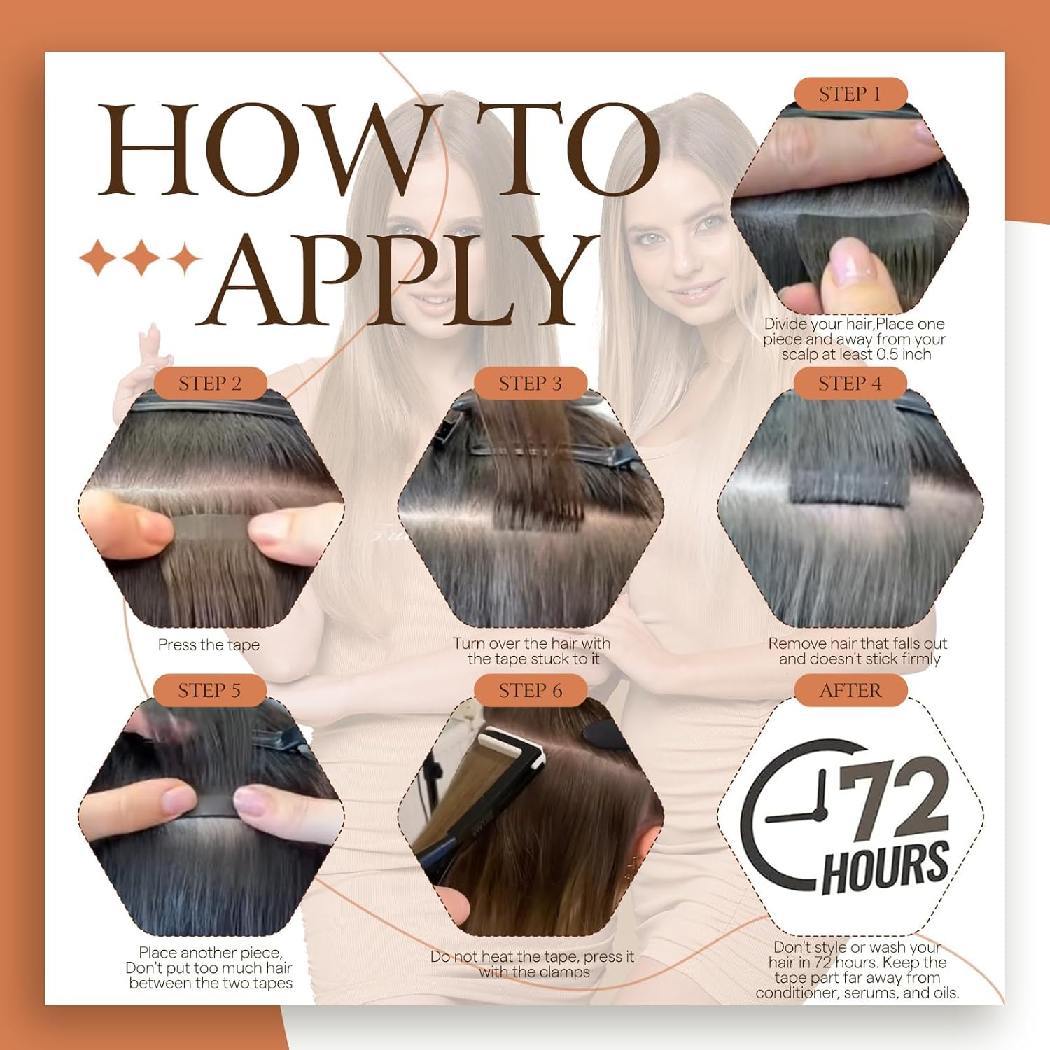 Angelbella Extensiones de cabello con cinta de cabello humano real de 22 pulgadas, color 16 resaltado 22 extensiones de cabello rubio, cinta en 3.53 oz, cinta de poliuretano en cabello humano, extensión de trama de piel sin costuras, cabello natural