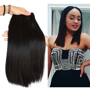 Super Double Silk Remy Remy Weave Natural Black Human Hair paquetes 