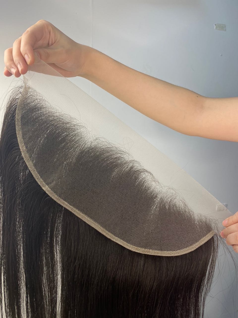 Paquetes de cabello crudo brasileño con cabello humano frontal al por mayor