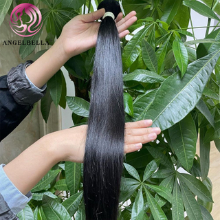 Angelbella Queen Doner Cabello virgen 100% sin procesar Brasil Brasileño Natural Human Tratamiento Cutícula Alineado Mejores Bundles