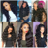 Angelbella Glory Virgin Hair Raw Human Hair 13x4 Loose Deep Wave HD Full Lace Birs para mujeres negras