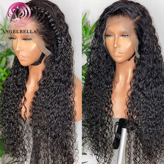 Angelbella DD Diamond Hair Hd Water Wig 13x4 Cernera delantera Peluca de cabello humano Peluca frontal