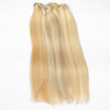 Extensión de cabello al por mayor 100% Cutícula alineada Cabello liso Extensiones de cabello ruso