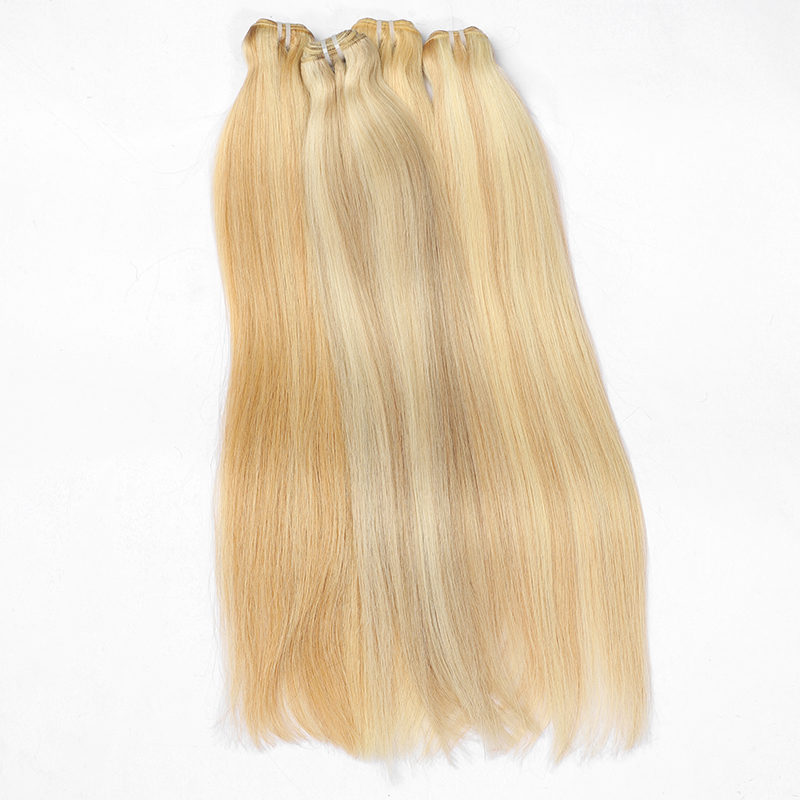 Extensión de cabello al por mayor 100% Cutícula alineada Cabello liso Extensiones de cabello ruso