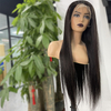 Peluca recta de hueso brasileño tejido de 30 pulgadas sin procesar 100% cabello virgen 10A