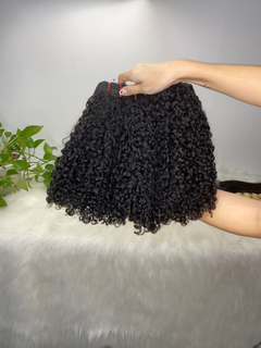 Doble dibujado Pixie Curl Funmi Hair Bundles Brasilian Bouncy Curly 100% Virgin
