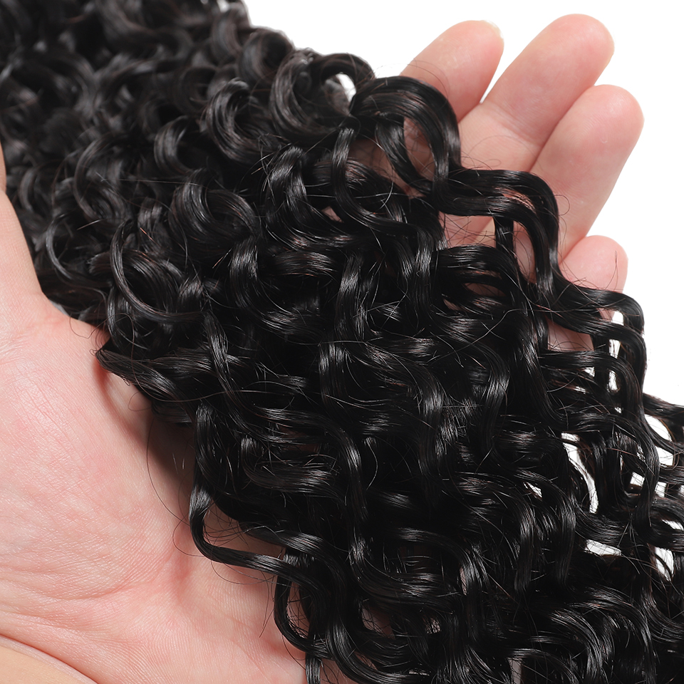 Pecio de fábrica al por mayor Bundle de cabello de olas de agua