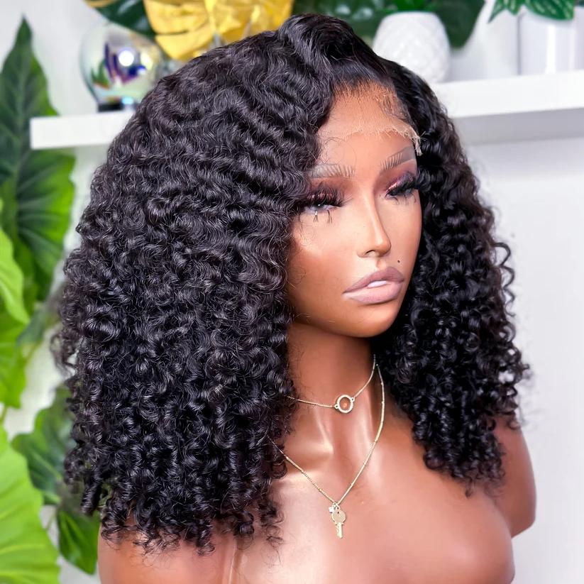 Angelbella dd cabello de lujo cabello humano natural encaje transparente peluca frontal virgen humano encaje peluca frontal