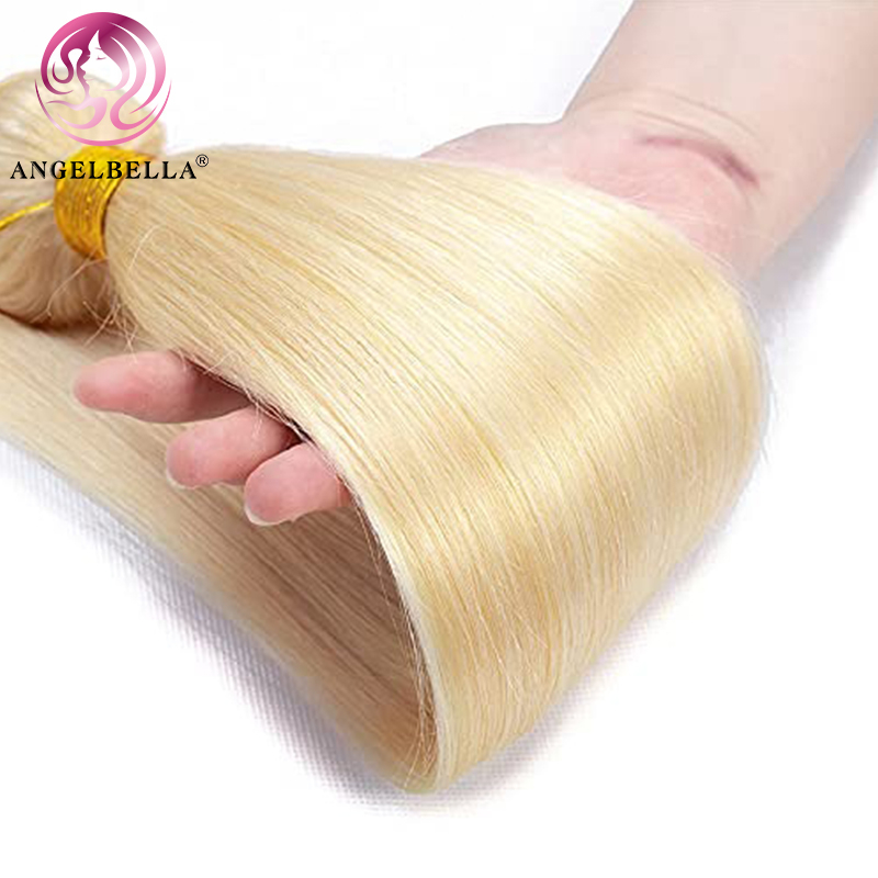  Angelbella Queen Doner Virgin Hair Best 613 paquetes de cabello crudo Huamn paquetes de cabello ondulado Natural