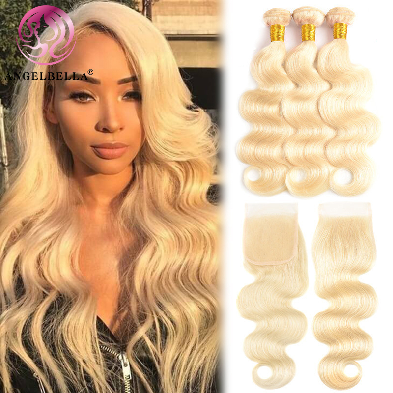 Angelbella Queen Doner Cabello virgen mejor barato brasileño 613 28 30 pulgadas para el cabello humano crudo ola de ola