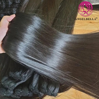 Angelbella Queen Doner Cabello virgen Cabodiano Cabodio Recto 1B# 100% sin procesar Bundles de cabello humano 