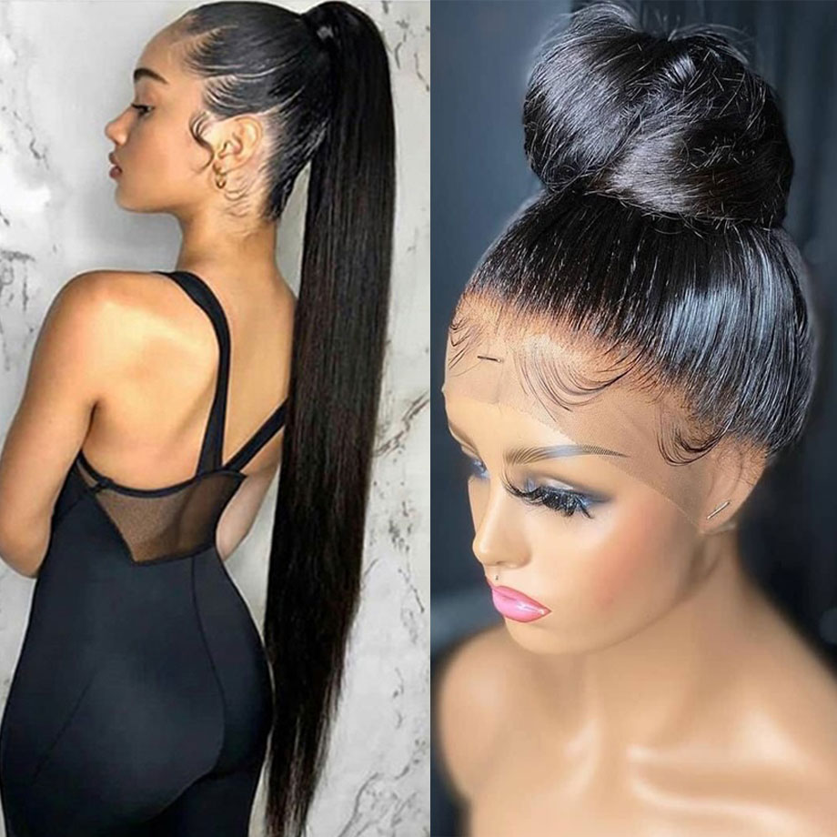 360 lacio-frontal-wig-30-32 pulgadas-hd-lace-front-human-Hair-wigs-for-women-brazilian