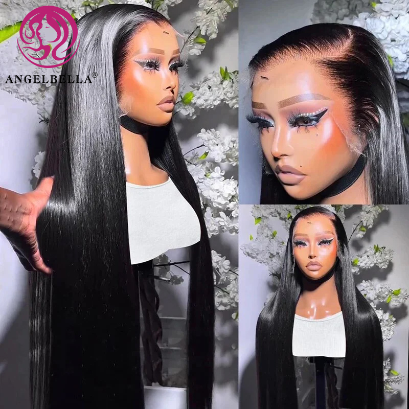 Angelbella Queen Doner Cabello virgen Cutícula Alineada Virgin Virgin Raw Indian Hair Hd Lace Human Wig