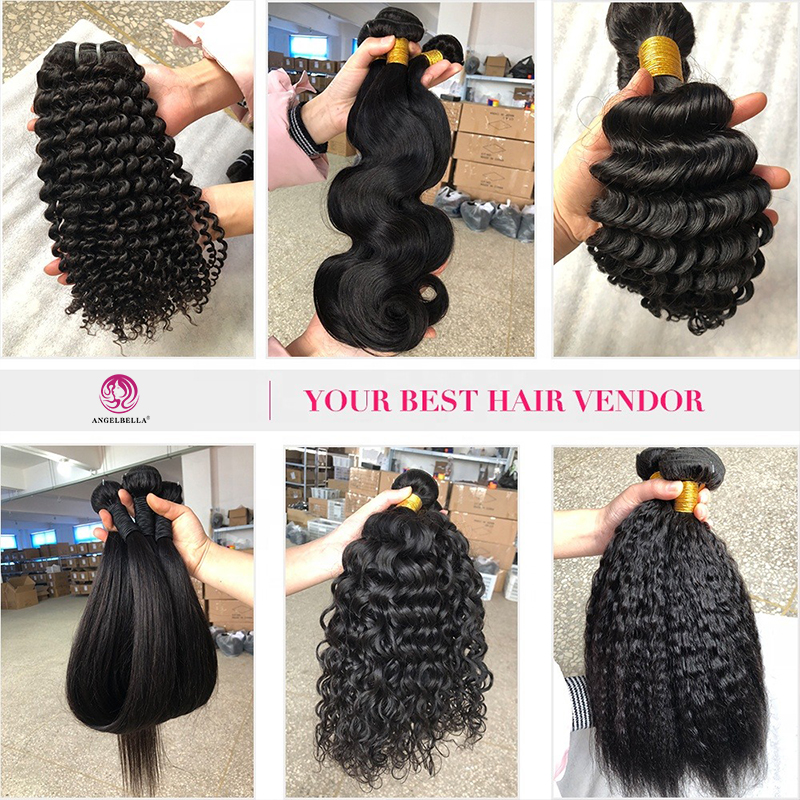 Angelbella Glory Virgin Hair Raw Human Hair 13x4 Loose Deep Wave HD Full Lace Birs para mujeres negras