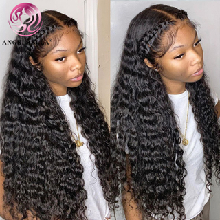 Angelbella DD Diamond Hair HD 13x4 American Deep Wave de encaje delantero Cabello humano