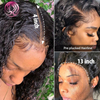 Angelbella DD Diamond Hair Hd Water Wig 13x4 Cernera delantera Peluca de cabello humano Peluca frontal