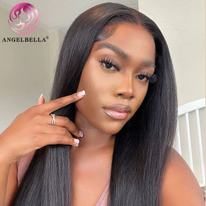 Angelbella Queen Doner Virgin Hair 13x6 Pelucas delanteras de encaje HD de cabello humano crudo