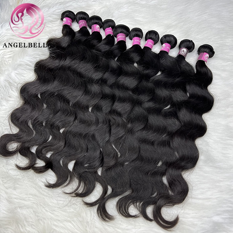 Angelbella Vendedores de cabello crudo al por mayor Extensiones de cabello humano de venta humana