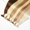 Angelbella al por mayor I-tip extensiones de cabello cutícula alineada hueso recto extensiones de cabello I-tip 100% crudo virgen humano cabello humano