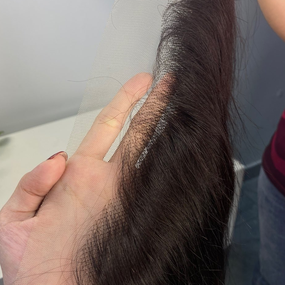 Paquetes de cabello crudo brasileño con cabello humano frontal al por mayor
