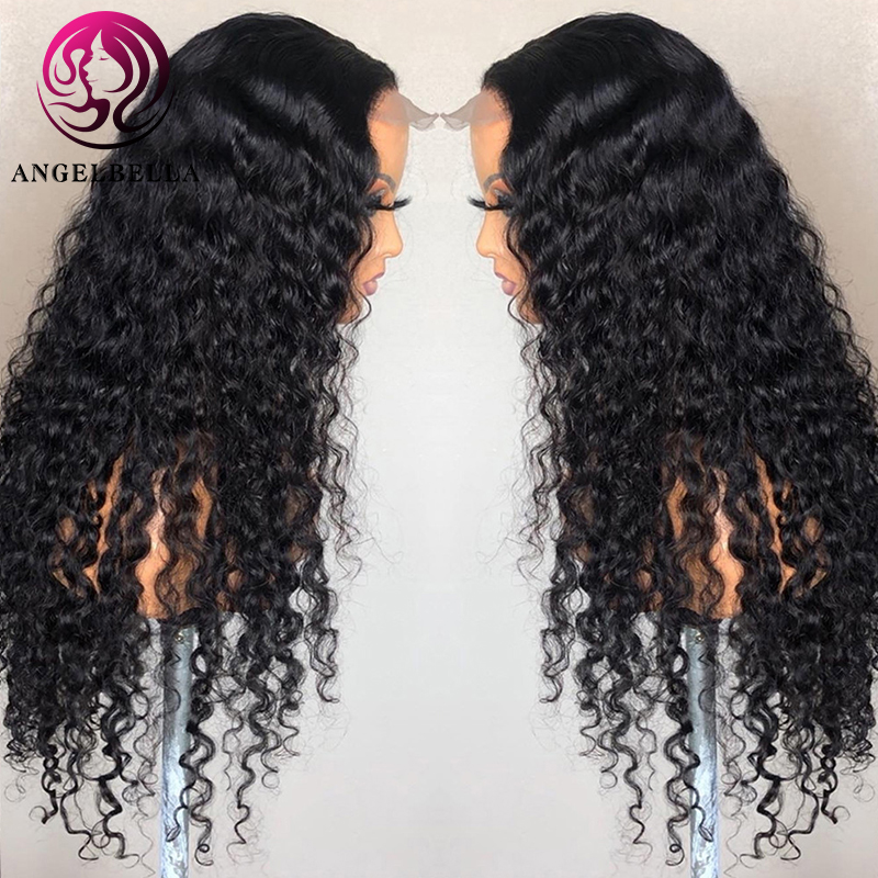 Angelbella-4X4-Depe-Wave-Lace-Lace-Wig-150-densidad-cabello-peluca-braziliano-remio-cabello-humano