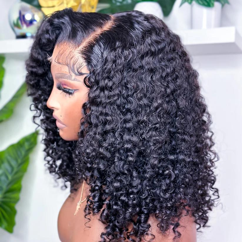 Angelbella dd cabello de lujo cabello humano natural encaje transparente peluca frontal virgen humano encaje peluca frontal