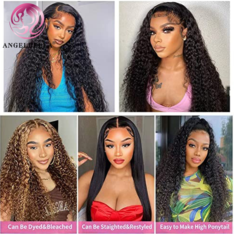 Angelbella Queen Doner Virgin Hair Deep Wave de buena calidad Brasil Huamn Hair Bundles