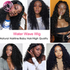 Angelbella DD Diamond Hair Water Wave Curly 13x4 HD Lace delantero Peluces para el cabello humano