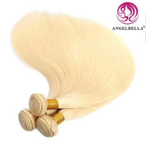Angelbella Glory Virgin Hair Honey 613 Rubia recta 8-30 pulgadas Brasil Brasil Bundles de cabello humano crudo