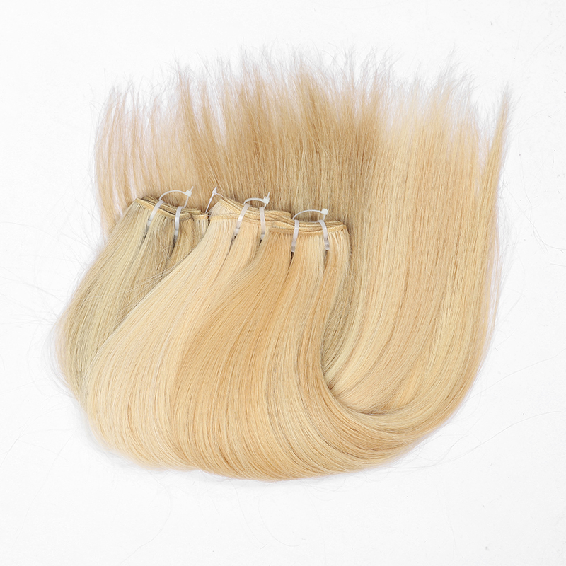 Extensiones de cabello de virgen cruda al por mayor 100% Virgen cruda hueso liso liso Brasil Brasileño Cabina de trama atada ALLINACIÓN Natural Estilo natural