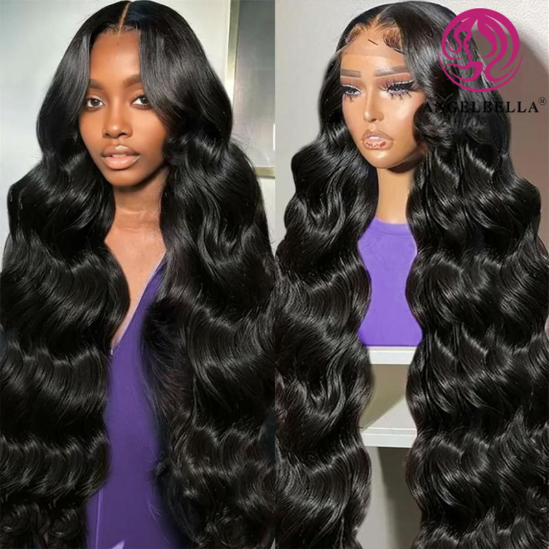 Al por mayor 220% Densidad Virgin Remy HD Piel de cabello humano Peluca frontal Cabrimida Camera de encaje para mujeres negras para mujeres negras