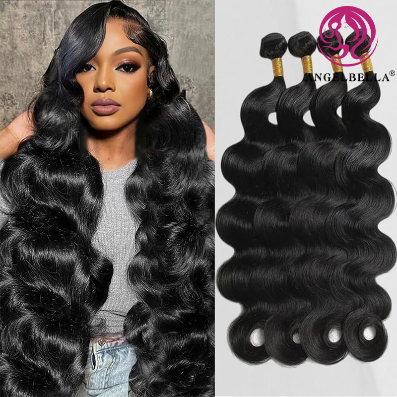 Angelbella al por mayor de los vendedores de extensiones de tejido de cabello humano al por mayor