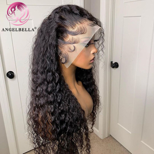 Angelbella Queen Doner Virgin Hair Raw Vietnamita 100% Cabello humano 13X6 Onda profunda Hd Pelucas frontales de encaje 