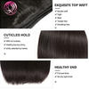 Angelbella Queen Doner Cabello virgen Color natural brasileño 100% sin procesar Bundles de cabello humano crudo liso 